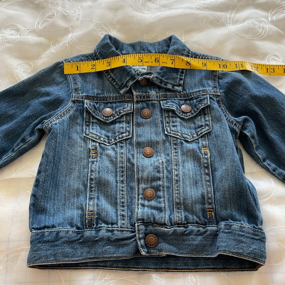 Old Navy Toddler Blue Size 18/24 Month Jean Style Jacket - Picture 3 of 13